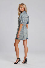 Giselle Denim Day Dress - Light Blue (Final Sale)