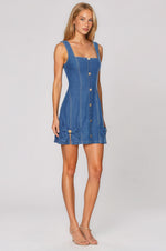 Maris Mini Dress - Blue (Final Sale)