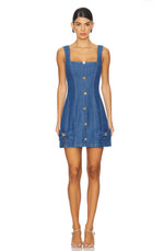 Maris Mini Dress - Blue (Final Sale)