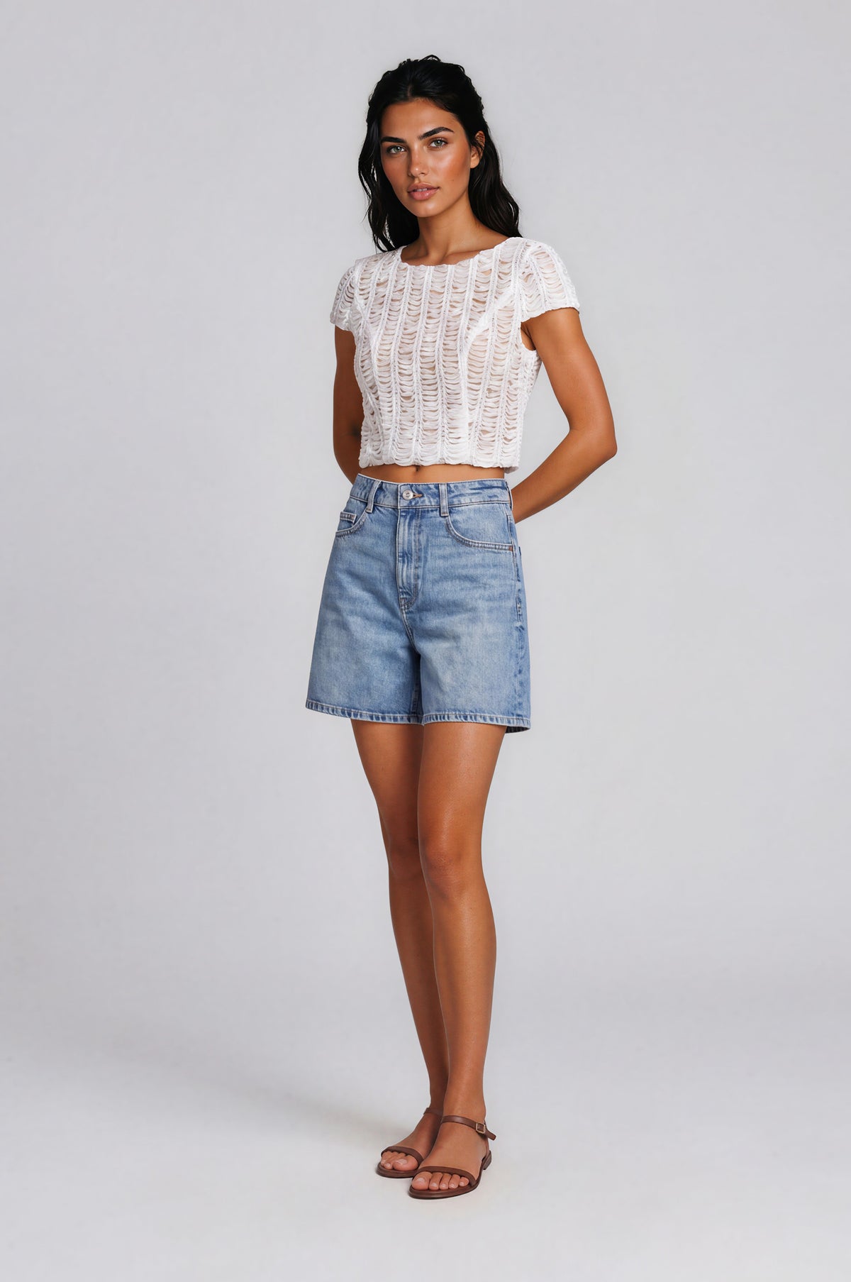 NightFall Top - Ivory (Final Sale)