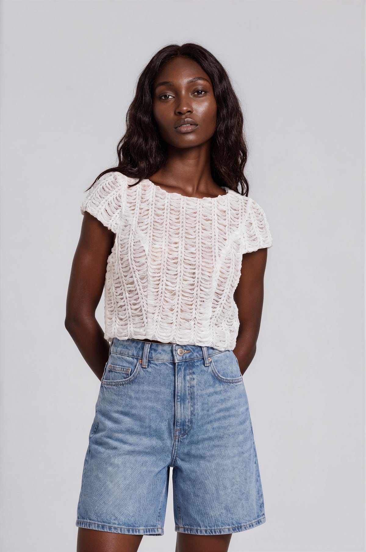 NightFall Top - Ivory (Final Sale)