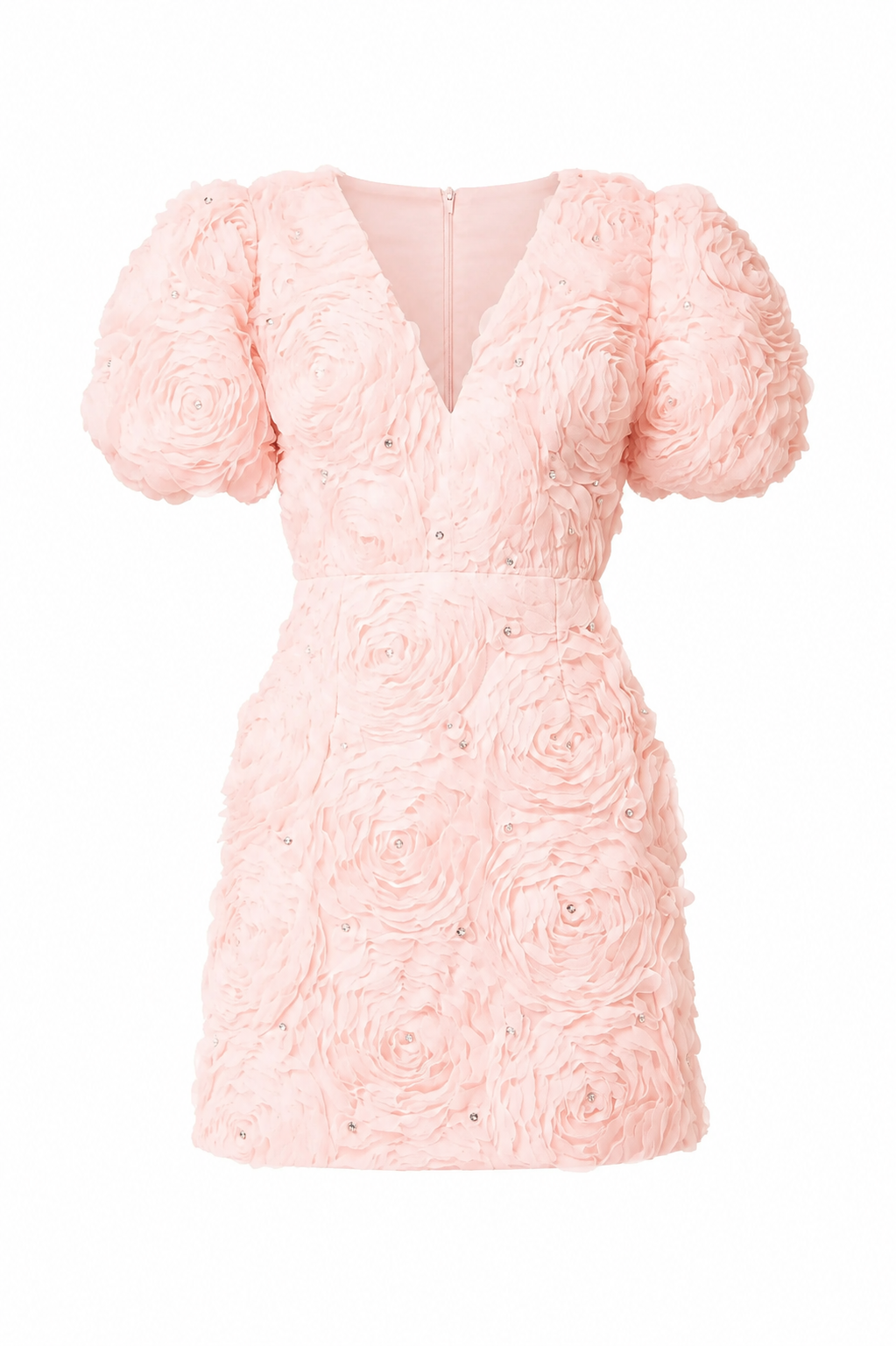 Rosella 3D Mini Dress – Pink