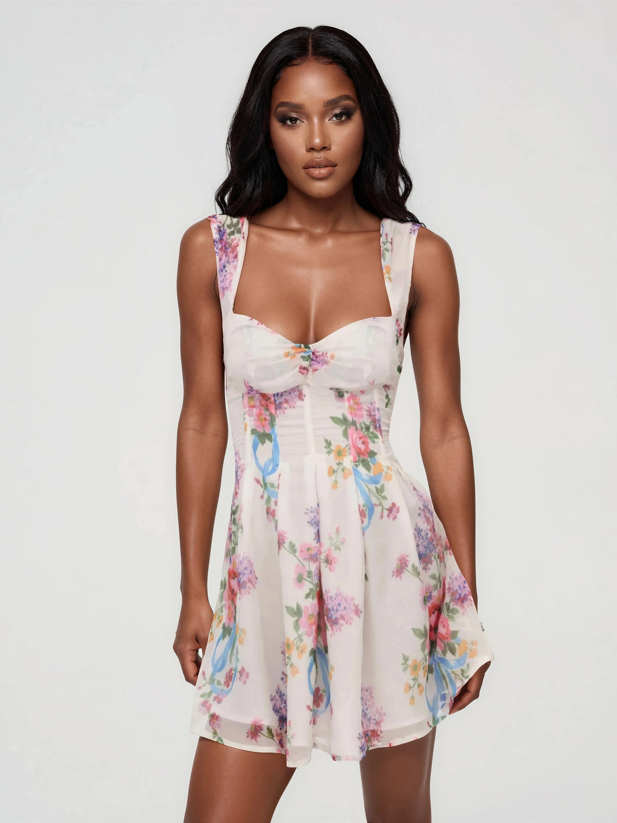 August Mini Dress – White