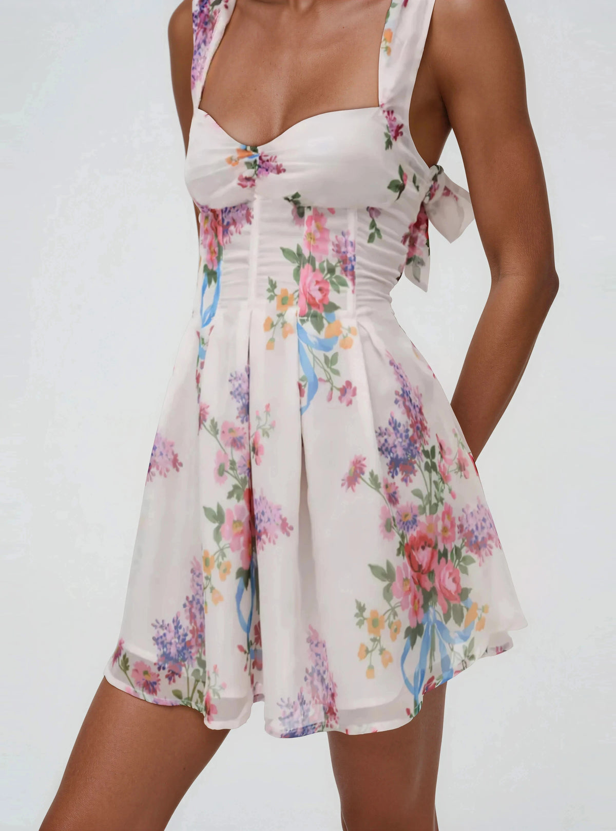 August Mini Dress – White