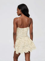 Coco Lace Sleeveless Mini Dress - Cream