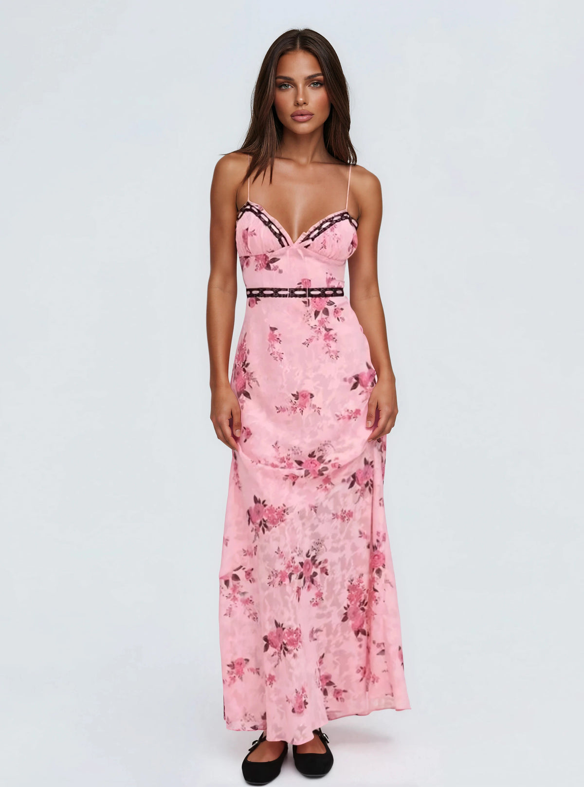 Guinevere Maxi Dress - Pink