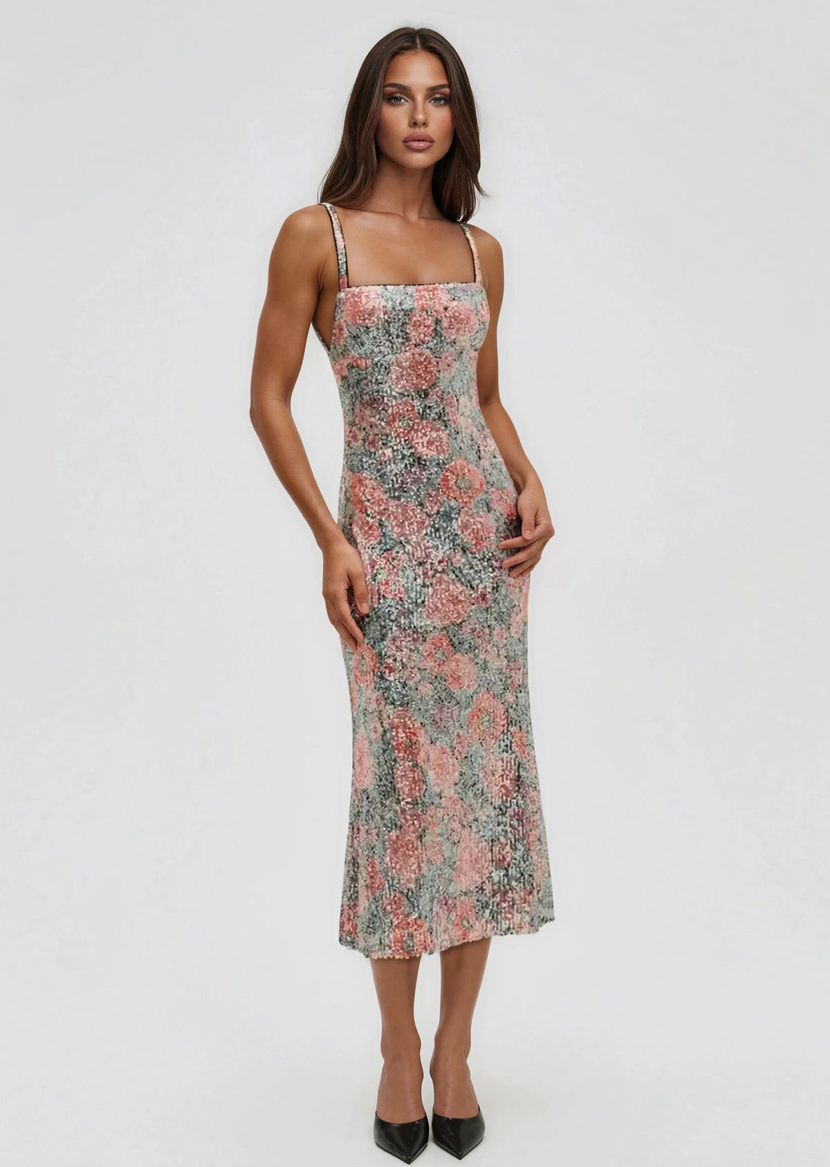 Ladonna Midi Dress - Multi