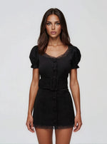Shawna Mini Dress – Black
