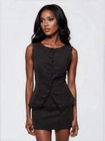 Shawna Mini Skirt – Black