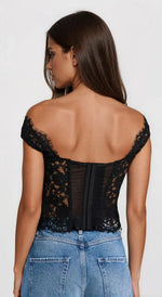 Waverly Lace Top - Black