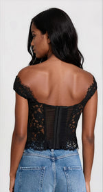 Waverly Lace Top - Black