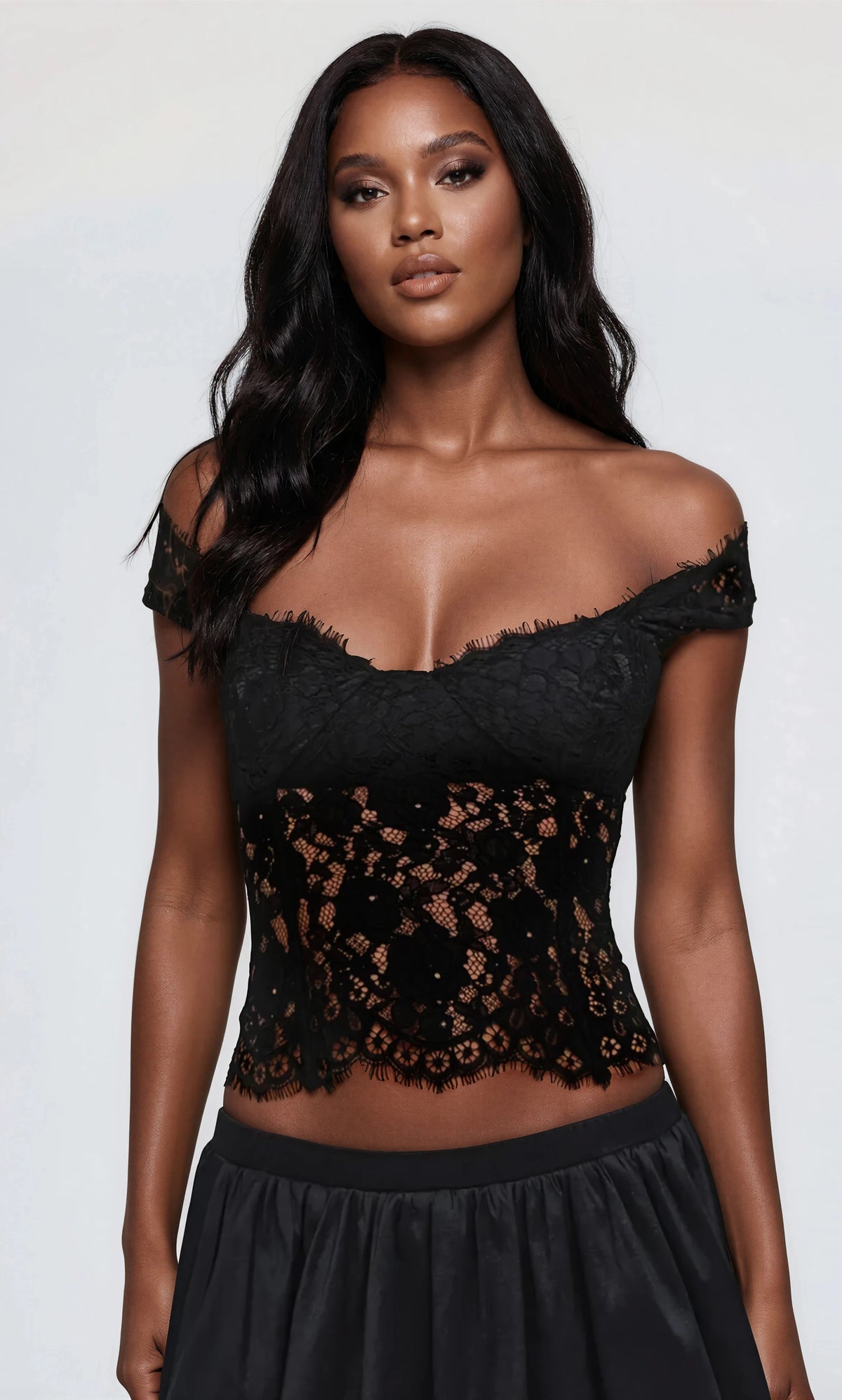 Waverly Lace Top - Black