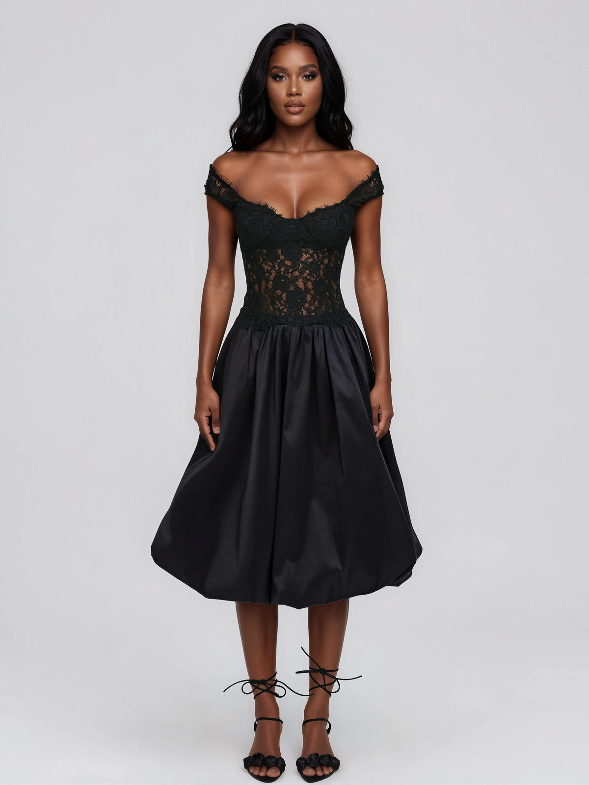 Waverly Midi Skirt - Black