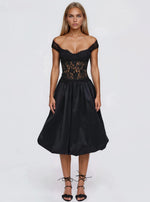 Waverly Midi Skirt - Black