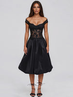 Waverly Midi Skirt - Black