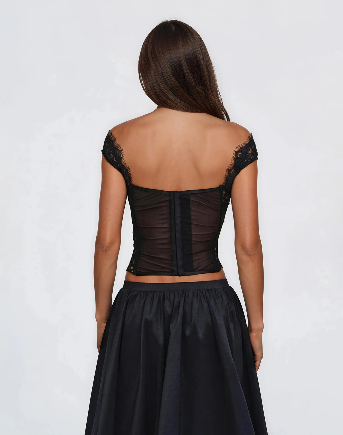 Waverly Midi Skirt - Black
