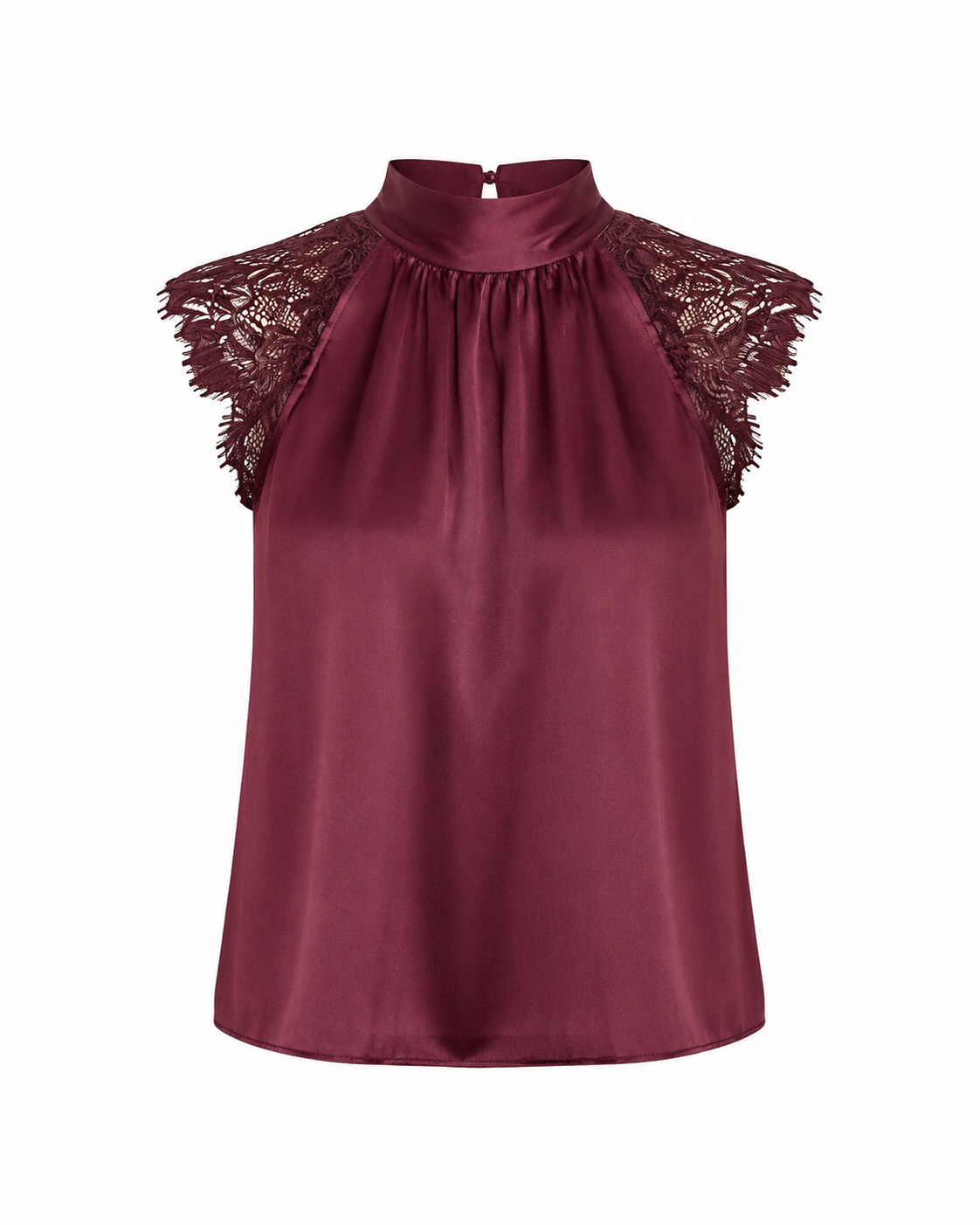Rachel Halter Blouse - Malbec (Final Sale)