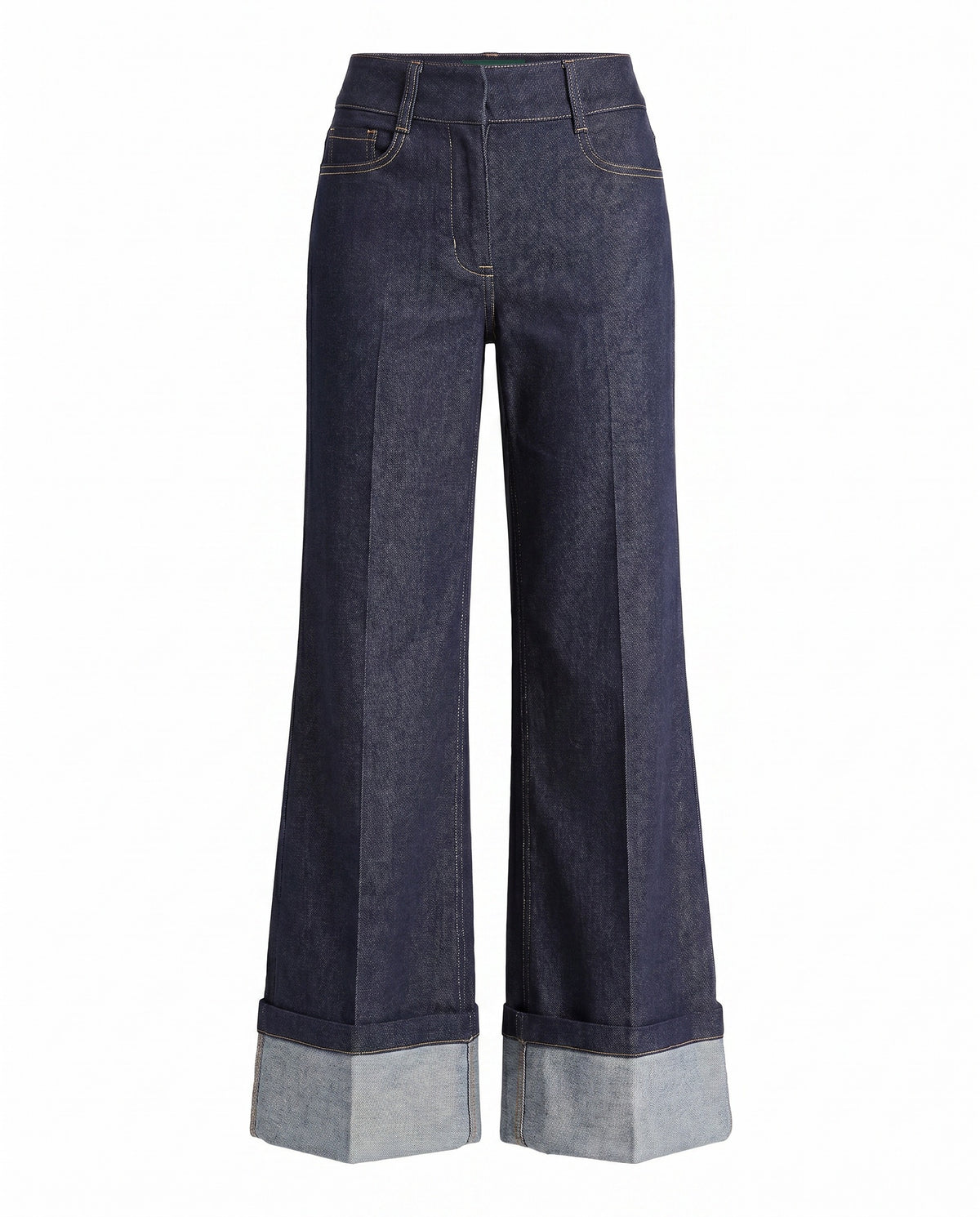 Raquelita Sheen Denim Pants - Dark Denim Blue (Final Sale)