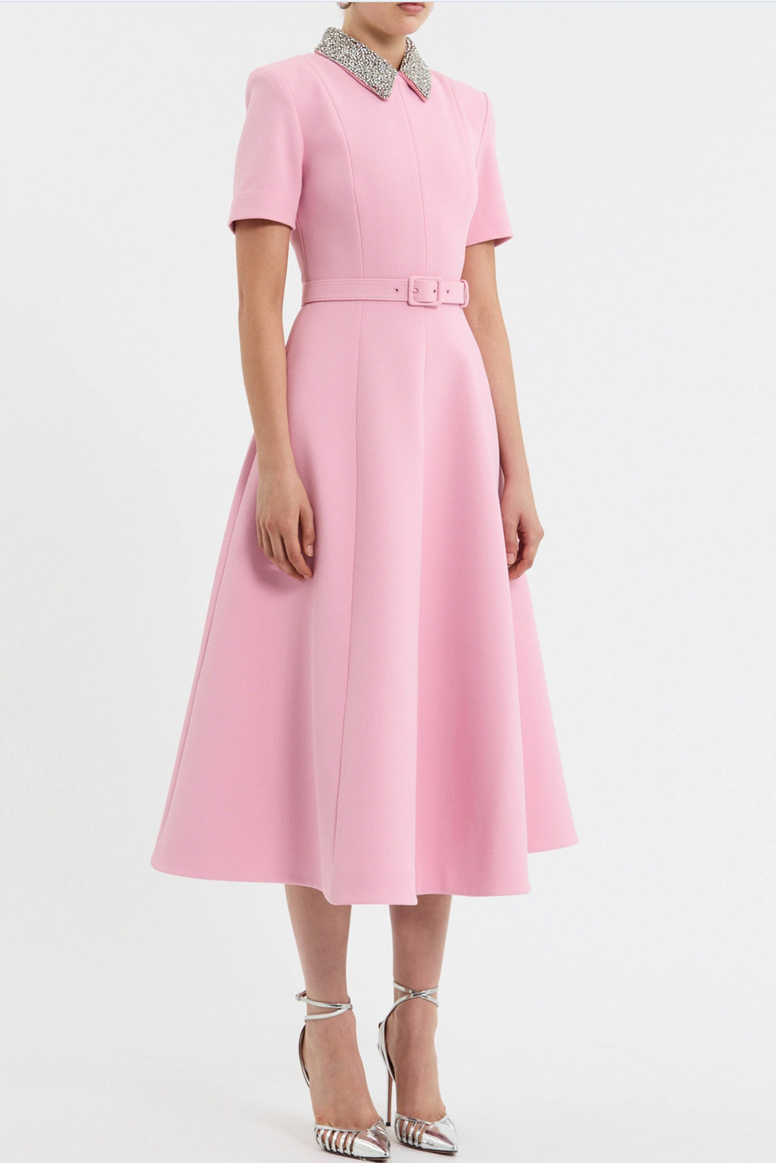 Rebecca Vallance Xena S/S Midi – Light Pink