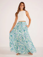 Alessia Floral Matching Set - Blue/Green Floral (Final Sale)