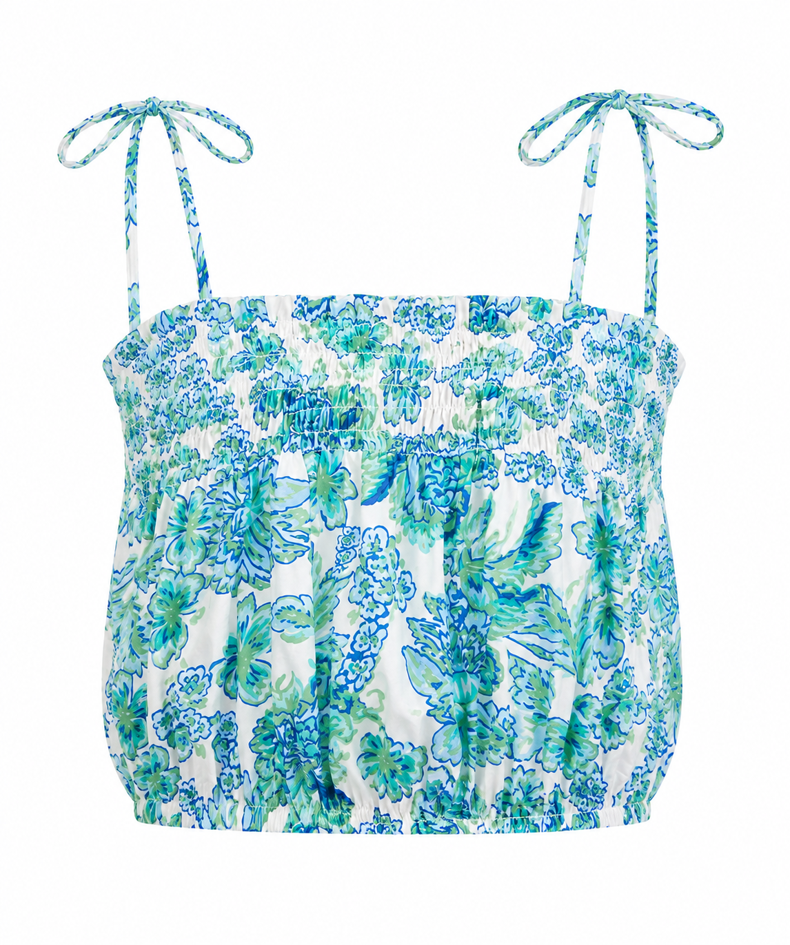 Alessia Floral Matching Set - Blue/Green Floral (Final Sale)
