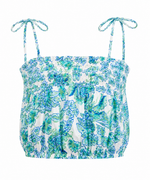 Alessia Floral Matching Set - Blue/Green Floral (Final Sale)