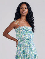Alessia Floral Matching Set - Blue/Green Floral (Final Sale)