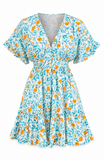 Bonnie Mini Dress - Garden Vine (Final Sale)