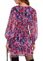 Calista Mini Dress - Blurred Floral (Final Sale)