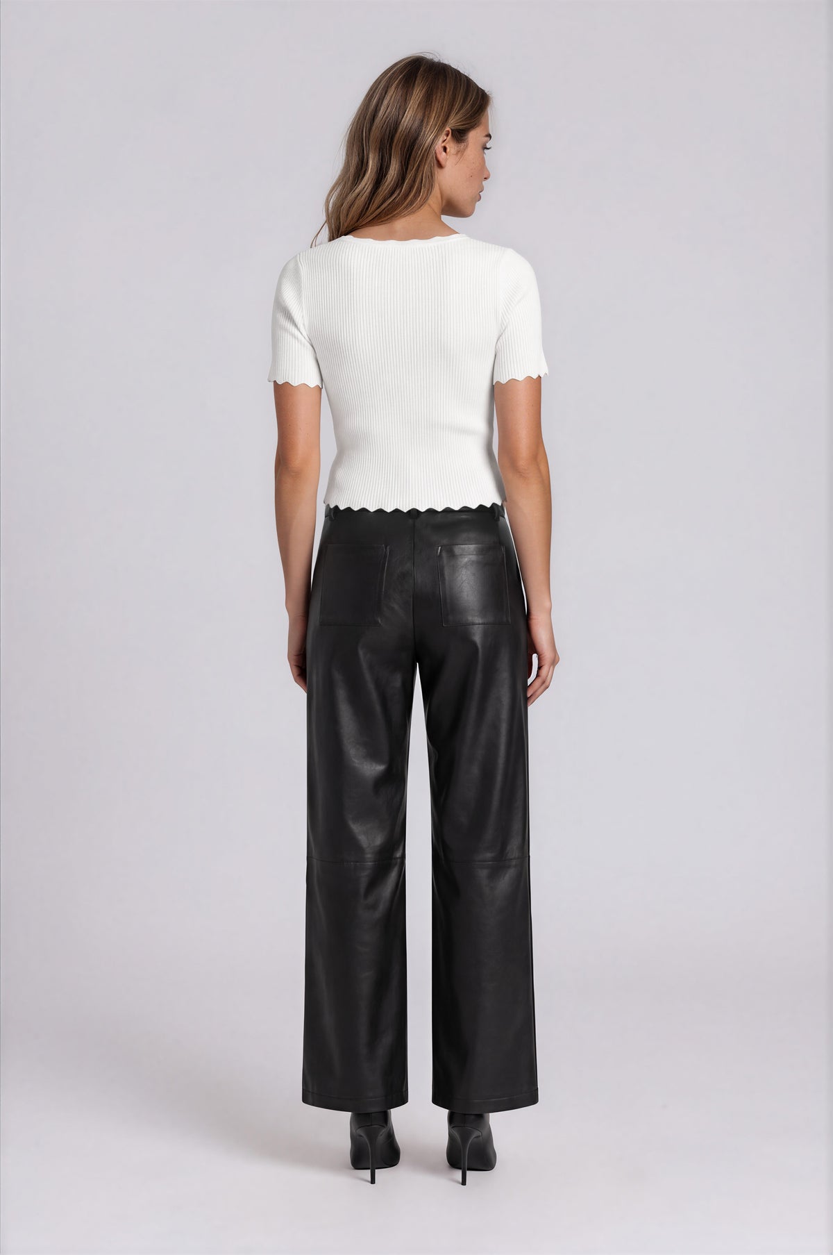 Leena PU Pants - Black (Final Sale)