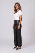 Leena PU Pants - Black (Final Sale)