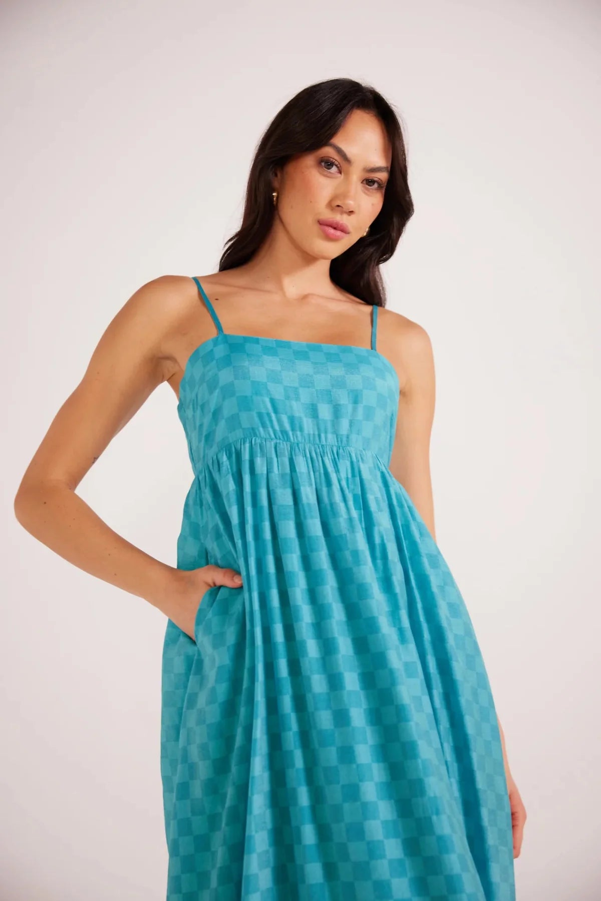 Lucille Strappy Maxi Dress - Teal (Final Sale)