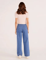 Millie Fluffy Knit Tee - Blush Pink (Final Sale)