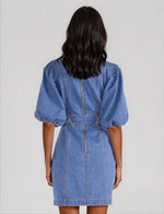 Peyton Denim Mini Dress - Denim Blue (Final Sale)