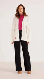 Rosalie Motif Knit Jumper - Ivory (Final Sale)