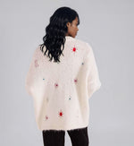 Rosalie Motif Knit Jumper - Ivory (Final Sale)