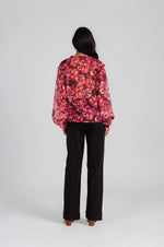 Savannah Long Sleeve Blouse - Painterly Blooms (Final Sale)