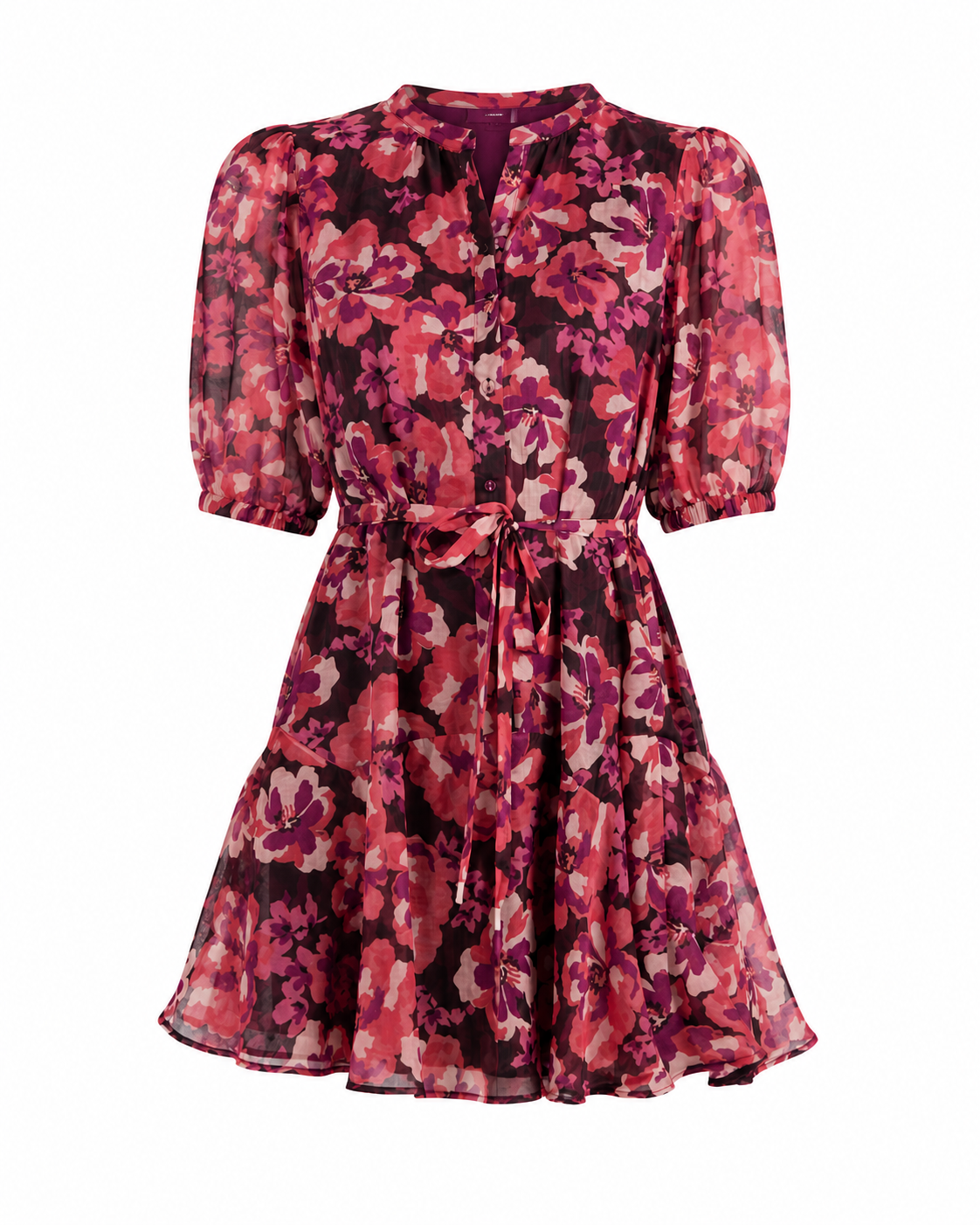 Savannah Mini Dress - Painterly Blooms (Final Sale)