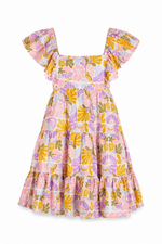Soleil Tiered Mini Dress - Retro Floral (Final Sale)