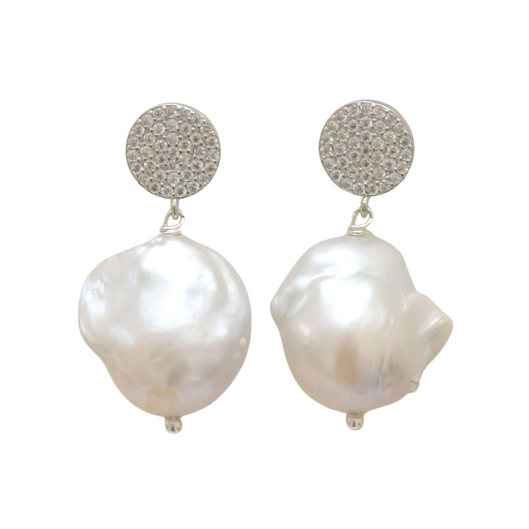 Sophia Baroque Pearl Drop Earrings