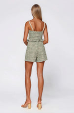 Crystal Tweed Set - Green (Final Sale)