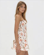 Botanic Retro Mini Dress – Off White