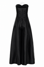 Taffeta Bloom Jumpsuit – Black (Final Sale)