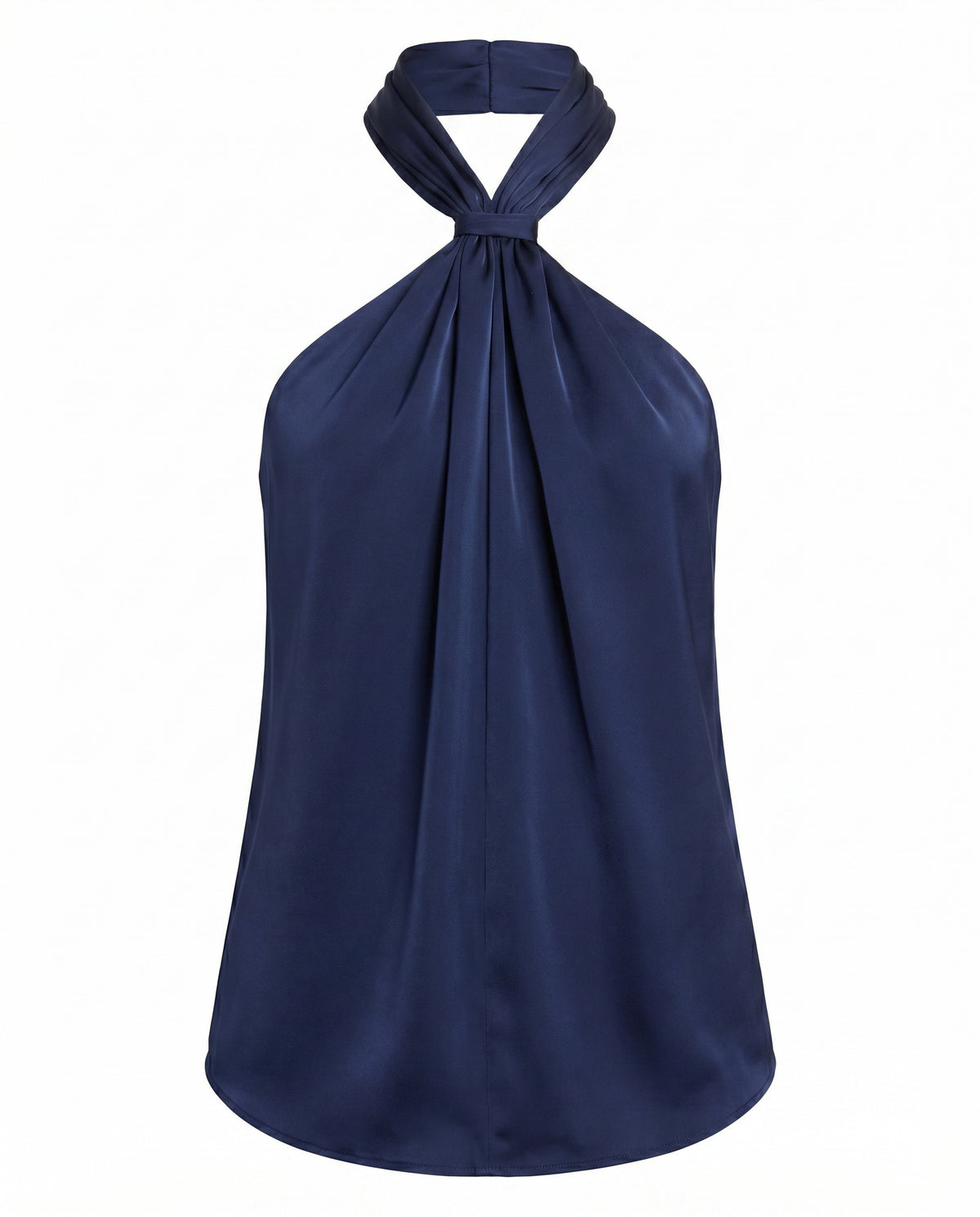 Maia Gather Sleeveless Top - Spring Navy (Final Sale)