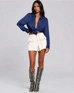 Maryam Mini Skirt - Ivory (Final Sale)