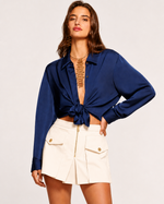 Maryam Mini Skirt - Ivory (Final Sale)