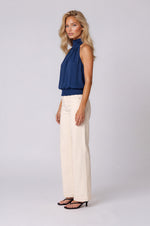Sunny Halter Top - Spring Navy (Final Sale)