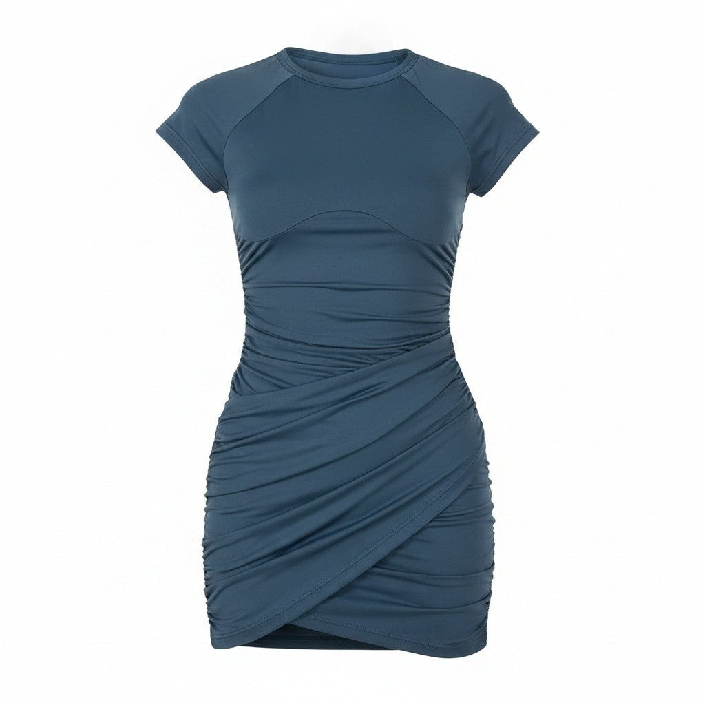 Markina Mini Dress - Steel (Final Sale)