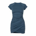 Markina Mini Dress - Steel (Final Sale)