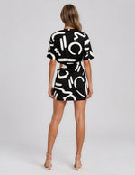Simona Mini Dress - York Black (Final Sale)